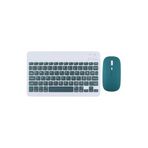 Samsung Galaxy Tab S9 Ultra X910 14.6 '' İle Uyumlu Bluetooth Özellikli Klavye Mouse Set Haki