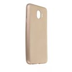 Samsung Galaxy Uyumlu J4 Kılıf First Silikon - Gold