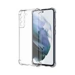 Samsung Galaxy Uyumlu S21 FE Kapak Kamera Korumalı Şeffaf Airbag Antishock Köşe Korumalı Silikon Kılıf
