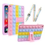 Samsung Galaxy Uyumlu Tab A9 Plus X210 X213 X215 X217 Kılıf Popit Standlı Kılıf mavi