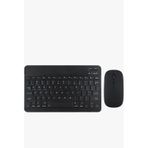 Samsung Galaxy Uyumlu Tab S10 Fe Plus Sm-x620 Bluetooth Klavye Mouse Set Lazer siyah