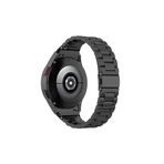 Samsung Galaxy Watch 4 5 Pro 6 7 Seri 40 44mm Classic 42 43 45 46 47mm Paslanmaz Çelik Kordon Siyah