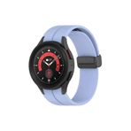 Samsung Galaxy Watch 4 5 Pro 6 7 Seri 40 44mm Classic 42 43 45 46 47mm Uyumlu Kavisli Magnet Kordon Açık Mavi