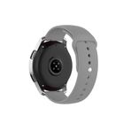 Samsung Galaxy Watch 4 5 Pro 6 7 Seri 40 44mm Classic 42 43 45 46 47mm Uyumlu Klasik 20 Mm Kordon Gümüş