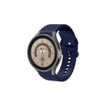 Samsung Galaxy Watch 4 5 Pro 6 7 Seri 40 44mm Classic 42 43 45 46 47mm Uyumlu Ocean Silikon Kordon Lacivert