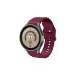 Samsung Galaxy Watch 4 5 Pro 6 7 Seri 40 44mm Classic 42 43 45 46 47mm Uyumlu Ocean Silikon Kordon Mürdüm