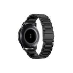 Samsung Galaxy Watch 4 5 Pro 6 7 Seri 40 44mm Classic 42 43 45 46 47mm Uyumlu Paslanmaz Çelik Kordon Siyah
