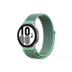Samsung Galaxy Watch 4 Hasırlı Cırtcırtlı Kordon (saat Değildir) - Turkuaz