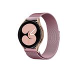 Samsung Galaxy Watch 4 Metal Mıknatıslı Kordon (saat Değildir) - Rose