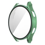 Samsung Galaxy Watch 5 40mm ile uyumlu Sert PC Kasa ve Ekran Koruyucu 14 Koyu Yeşil
