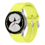 Samsung Galaxy Watch 6 40 43 44 47Mm Uyumlu Orjinal Tasarım Kavisli Purelux Silikon Kordon Sarı