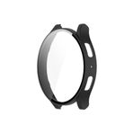 Samsung Galaxy Watch 6 44 MM Uyumlu Premium PC (sert) Kasa Ekran Koruyucu Kılıf Siyah