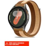 Samsung Galaxy Watch 7fe/7/6/6 Classic/5 Pro/5/4/4 Classic 40 42 43 44 45 46 47MM Uyumlu Kordon 20MM - Kahverengi
