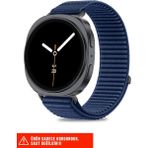 Samsung Galaxy Watch 8 40MM / 44MM / 46MM Classic Uyumlu Hasır Örgü Spor Cırtlı Naylon Pratik Kordon - Lacivert