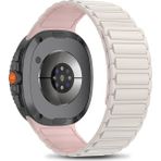 Samsung Galaxy Watch 8 40MM / 44MM / 46MM Classic Uyumlu Silikon Kordon Strap Kayış - Coloful Starlight Pink