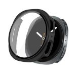 Samsung Galaxy Watch 8 40Mm Uyumlu Kılıf Sert Pc Kasa Ve Ekran Koruyucu Kılıf Siyah
