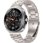 Samsung Galaxy Watch 8 44MM 40MM / Galaxy Watch 8 Classic 46MM ile Uyumlu Paslanmaz Çelik Kordon - Starlight