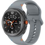 Samsung Galaxy Watch 8 Ultra Saat Kordonu Kayış Silikon Bileklik - Gri