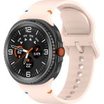 Samsung Galaxy Watch 8 Ultra Saat Kordonu Kayış Silikon Bileklik - Pembe