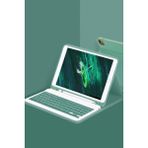 Samsung Galaxy X910 Tab S9 Ultra 14.6 Kılıf KC01 Smart Klavyeli Tablet Kılıfı - Koyu Yeşil - Renkli