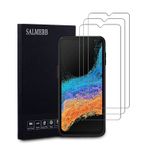 Samsung Galaxy XCover 6 Pro Ekran Koruyucuları (3'lü Paket), SALMERB 9H Temperli Cam Film Samsung Galaxy XCover 6 Pro Çizilmez Parmak İzi Önleyici Cam Ekran Koruyucuları Sıfır Kabarcık Ultra Net %99,99