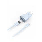 Samsung Galaxy Young Uyumlu Mikro Usb Girişli 2.0 Amper Şarj Aleti+Kablo Şarj Cihazı - J15