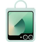 Samsung Galaxy Z Flip 6 Yüzüklü Silikon Telefon Kılıfı Mint