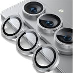 Samsung Galaxy Z Fold 7 Uyumlu Kamera Koruma Renkli Lens Koruyucu Temperli Cam Koruma - Gümüş