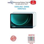 Samsung GalaxyTabS9FE 10.9"İçin Nano Ekran Koruyucu 9h Esnek 2 ADET
