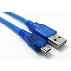 Samsung Huawei Xiaomi Micro Usb Şarj Data Kablosu 50cmMavi