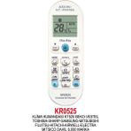 Samsung Klima Kumandası KR0525 6000 Marka Uyumlu Kumanda Beyaz Renkli Plastik Aksesuar