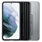 Samsung Koruyucu ayakta akıllı telefon kılıfı EF-RG996 Galaxy S21+ 5G için cep telefonu kılıfı, koruma, katlanabilir ayak, kaymaz yüzey, siyah