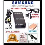 SAMSUNG LAPTOP NOTEBOOK DİZÜSTÜ ŞARJ ADAPTÖRÜ 19 V 4.74A İĞNE UÇ