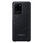 Samsung LED Akıllı Telefon Kılıfı EF-KG988 Galaxy S20 Ultra Cep Telefonu Kılıfı, LED Bildirimler, Işık Efektleri, Koruma Kılıfı, Siyah - 16,9 cm