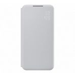 Samsung LED View akıllı telefon kılıfı EF-NS906 Galaxy S22+ için, cep telefonu kılıfı, LED gösterge, kart tutucu, açık gri