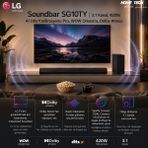 Samsung Lg Soundbar SG10TY | 3.1 Kanal, 420W, Aı Oda Kalibrasyonu Pro, Wow Orkestra, Dolby Atmos - Siyah