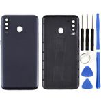 Samsung M30 Sm-M305f Uyumlu Arka Pil Kapağı Siyah + Tamir Seti