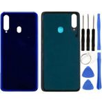 Samsung M40 Sm-M405f Uyumlu Arka Pil Kapağı Mavi + Tamir Seti