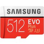 Samsung MB-MC512GA-EU EVO Plus 512GB 100 MB/s Micro SD Hafıza Kartı