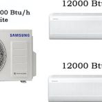 Samsung Multi Klima Takımı 2 Iç Üniteli - 12000 Btu/H 12000 Btu/H Iç Üniteli 17100 Btu/H Dış Üniteli