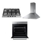 Samsung NV60K3110BS - NA64B3100AS - NK24M3050PS 3'lü Gri Ankastre Set
