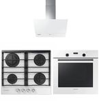 Samsung NV60K5140BW-NA64M7100AW-NK24M7060VW 3'lü Beyaz Ankastre Set