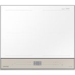 Samsung NZ64B5067YY/U1 60 cm Bespoke Slim Fit İndüksiyonlu Beyaz Cam Ankastre Ocak
