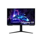 Samsung Odyssey G30D Full HD Oyun Monitörü, 24 inç, VA panelli ekran, 1.920 x 1.080 piksel, yenileme hızı 180 Hz, tepki süresi 1 ms (MPRT), AMD FreeSync, HDR10, LS24DG300EUXEN