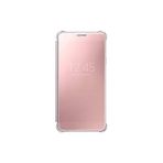 Samsung Pembe Altın A7 (2016) Clear View Fonksiyonel Kılıf