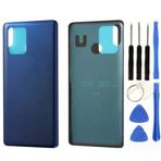 Samsung S10 Lite Sm-G770 Uyumlu Arka Pil Kapağı Mavi + Tamir Seti