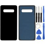 Samsung S10 Sm-G973f Uyumlu Arka Pil Kapağı Siyah + Tamir Seti