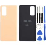 Samsung S20 Fe Sm-G780f Uyumlu Arka Pil Kapağı Gold + Tamir Seti