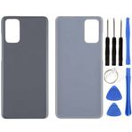 Samsung S20 Plus Sm-G985 Uyumlu Arka Pil Kapağı Gri + Tamir Seti