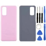 Samsung S20 Sm-G981 Uyumlu Arka Pil Kapağı Pembe + Tamir Seti